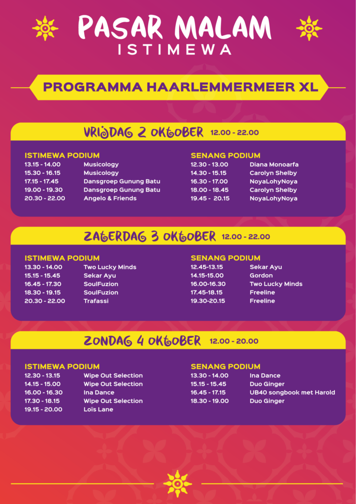 Pasar-Malam-Istimewa-haarlemmermeer-programma-poster